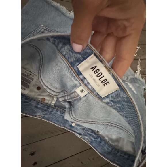 Agolde Parker Vintage Cut Off Short Swapmeet Size 30 - Picture 4 of 4